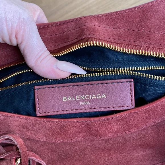 Authentic Balenciaga metallic “Edge City” bag - Picture 5 of 15